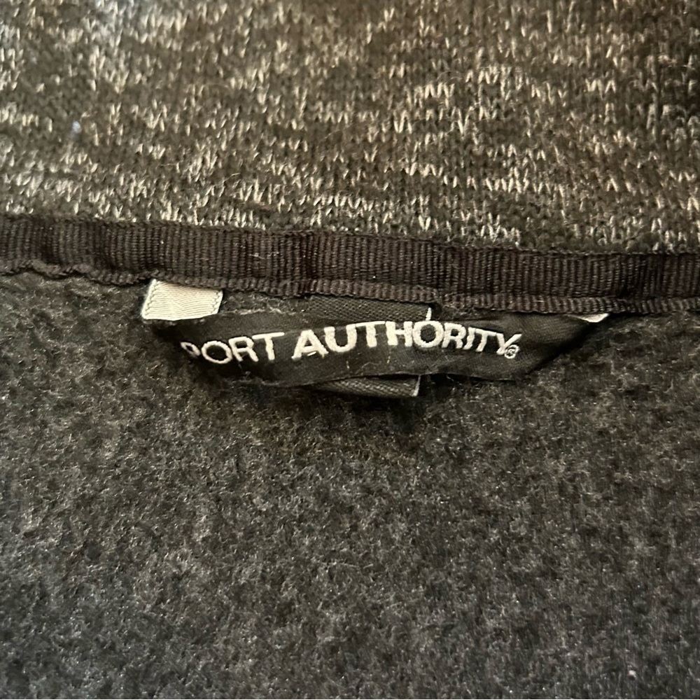 BFA St. Albans Vermont Music Fleece Full Zip Jacket Heather Black Size Large - Picture 7 of 9